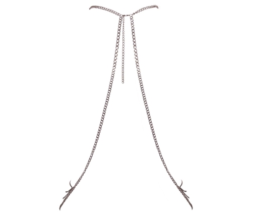 Cottelli ACCESSOIRES Body Chain Silver Adjustable Metallic Accessory