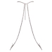 Cottelli ACCESSOIRES Body Chain Silver Adjustable Metallic Accessory