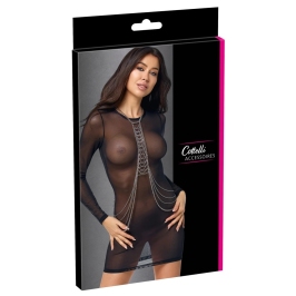 Cottelli ACCESSOIRES Body Chain Silver Adjustable Metallic Accessory