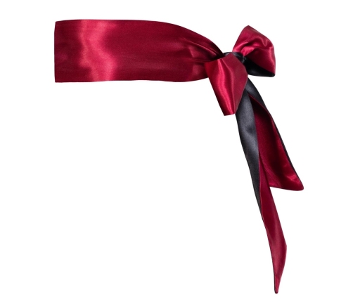 Cottelli Collection Dual-Tone Satin Scarf Red/Black 150 cm