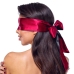 Cottelli Collection Dual-Tone Satin Scarf Red/Black 150 cm