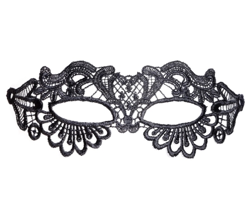 You2Toys Black Embroidered Lace Eye Mask with Integrated Eye Holes