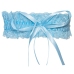 Cottelli Accessories Lace Garter Blue with Satin Bow 5.5cm