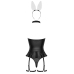 Cottelli Costumes Bunny Body XL Black Costume Set with Accessories
