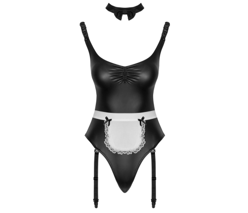 Cottelli Costumes Maid Set S - 3-Piece Black Matte Look Costume