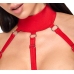 Cottelli COSTUMES Nurse M Two-Piece Open Bra & Crotchless Set White/Red
