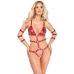 Bad Kitty Strap Body red XL