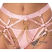 Bad Kitty Rose Harness Set Adjustable S-L Elegant Chains Pink