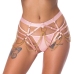 Bad Kitty Rose Harness Set Adjustable S-L Elegant Chains Pink