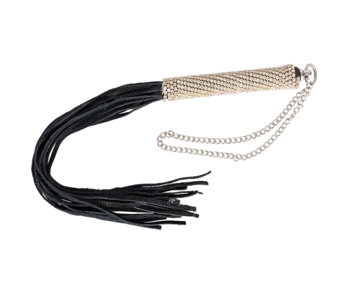 You2Toys Mini Flogger with Rhinestone Handle, 40 cm, Black