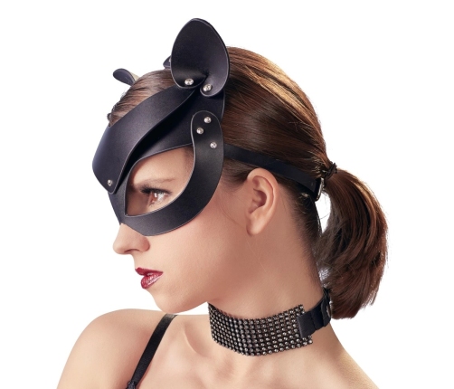 Bad Kitty Cat Mask Rhinestones