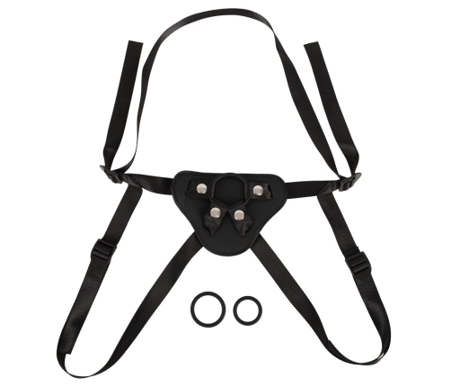 Vegan Fetish Vegan Strap-On Harness Adjustable S-L Leather Look