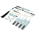 Liebe Seele Vivid Sorairo 8-Piece Bondage Set Glossy Blue Finish