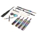 Liebe Seele Vivid Niji 8-Piece Rainbow Bondage Set, Adjustable, Glossy Finish