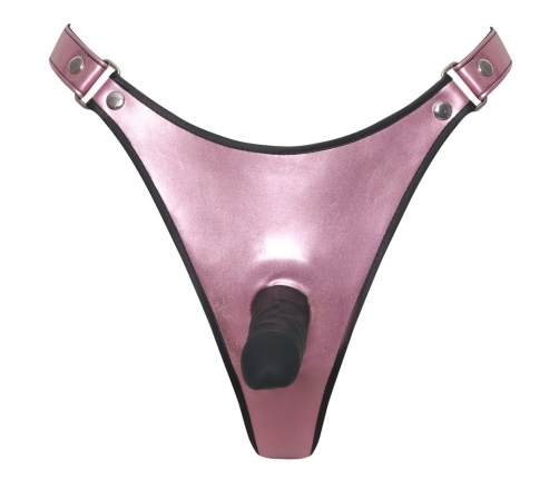 Bad Kitty L/XL Intimate Harness with Black Silicone Attachment