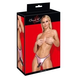 Bad Kitty L/XL Intimate Harness with Black Silicone Attachment