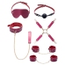 Bad Kitty Gems Pink Bondage Kit with Pearl Finish and Gold Details 6pcs