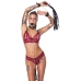 Bad Kitty Premium Chain Bondage Set 6-Piece Black & Gold Adjustable Kit