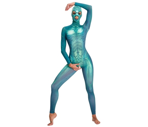 Beasty Cocks Jumpsuit Green L/XL - Fantasy Reptile Bodysuit