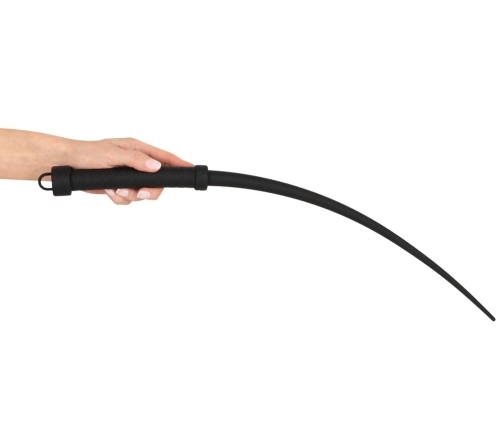 Bad Kitty Whip Silicone 60cm - Flexible Black Silicone Impact Tool