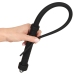 Bad Kitty Whip Silicone 60cm - Flexible Black Silicone Impact Tool