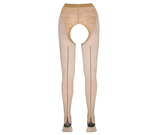 Cottelli LEGWEAR Skin-Coloured Tights with Open Design 20 Denier