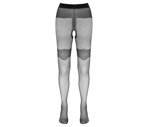 Cottelli LEGWEAR Elegant Open-Design Tights with Decorative Back Seams M/L