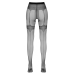 Cottelli LEGWEAR Open Design Tights with Decorative Back Seams M/L