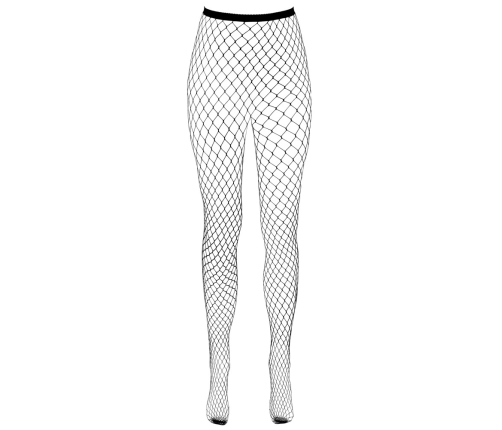 Cottelli LEGWARE Net Tights S-L Black Large Mesh, Soft Stretchy Fabric