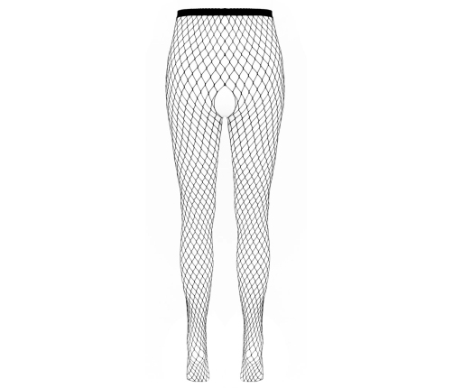 Cottelli LEGWARE Net Tights S-L Black Large Mesh, Soft Stretchy Fabric