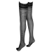 Cottelli Collection Hold-Up Stockings Black Size 5 Silicone Lace Top