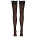 Cottelli LEGWARE Black Lace-Top Stockings L, 20 Den, Oeko-Tex, Elegant Finish