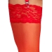 Cottelli LEGWARE Red Stockings S 20 Denier with Wide Lace Top