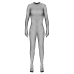 Cottelli Fantasy Catsuit S-L Black Seamless Net with Gloves