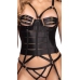 Cottelli Lingerie Corset Straps 85B/L Satin-Finish Adjustable Set Black