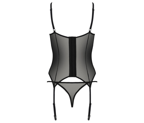 Passion Zinnia Corset L/XL - Eco Collection, Transparent Lace Set