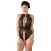 Cottelli Collection Body M Black Transparent with Rhinestone Details