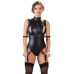 Cottelli Collection Body S Matte Black Adjustable Straps & Zippers