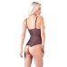Cottelli Collection Body XL with Pearl Details and Lace, Black