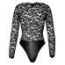 Noir lace body S