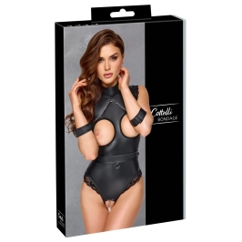 Cottelli Bondage Body L Black Matte with Removable Restraint Belt