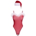 Cottelli Lingerie X-Mas Set Red Body & Hat L/XL - Festive Design