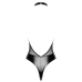 Noir Handmade Body M Powerwetlook & Rhinestone Accents, Black