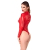 Noir Handmade Body Red S High-Neck Powerwetlook Thong Design