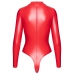 Noir Handmade Body Red S High-Neck Powerwetlook Thong Design