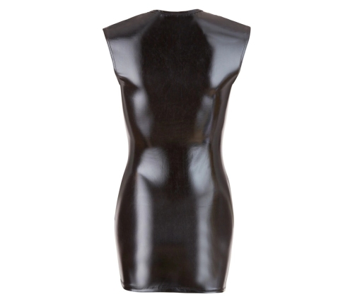 Wet Look Dress with Zip L