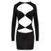Mini dress black L