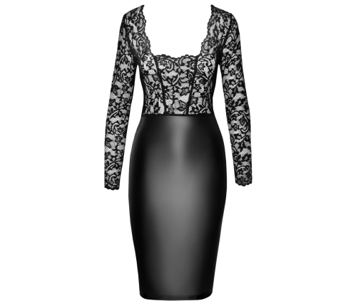 Noir lace dress S