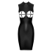 Cottelli PARTY Dress L Black Matte Elegant Adjustable Breast Design