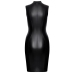 Cottelli PARTY Dress L Black Matte Elegant Adjustable Breast Design